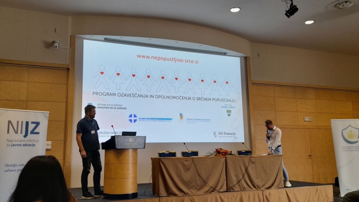 PREDSTAVITEV PROGRAMA OZAVEŠČANJA IN OPOLNOMOČENJA O SRČNEM POPUŠČANJU 2023-2025 NA 1. NACIONALNI KONFERENCI JAVNEGA ZDRAVJA »ZDRAVJE KOT VIR BLAGINJE«